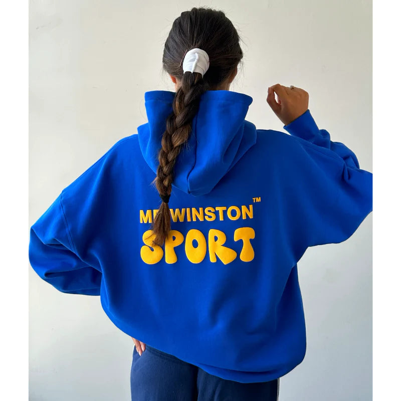 Mr Winston Puff Hoodie &#39;Royal Blue&#39;