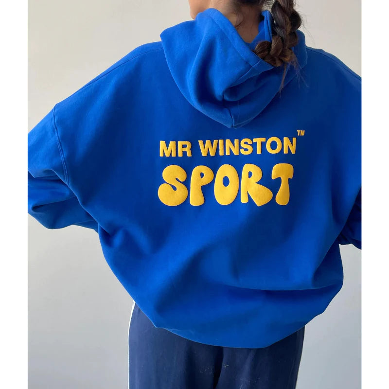 Mr Winston Puff Hoodie &#39;Royal Blue&#39;