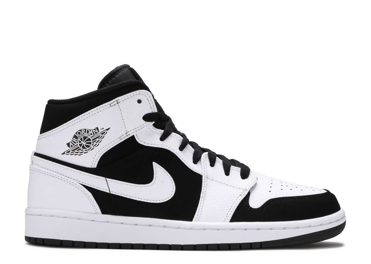 Air Jordan 1 Mid &#39;White Black&#39; (USED)