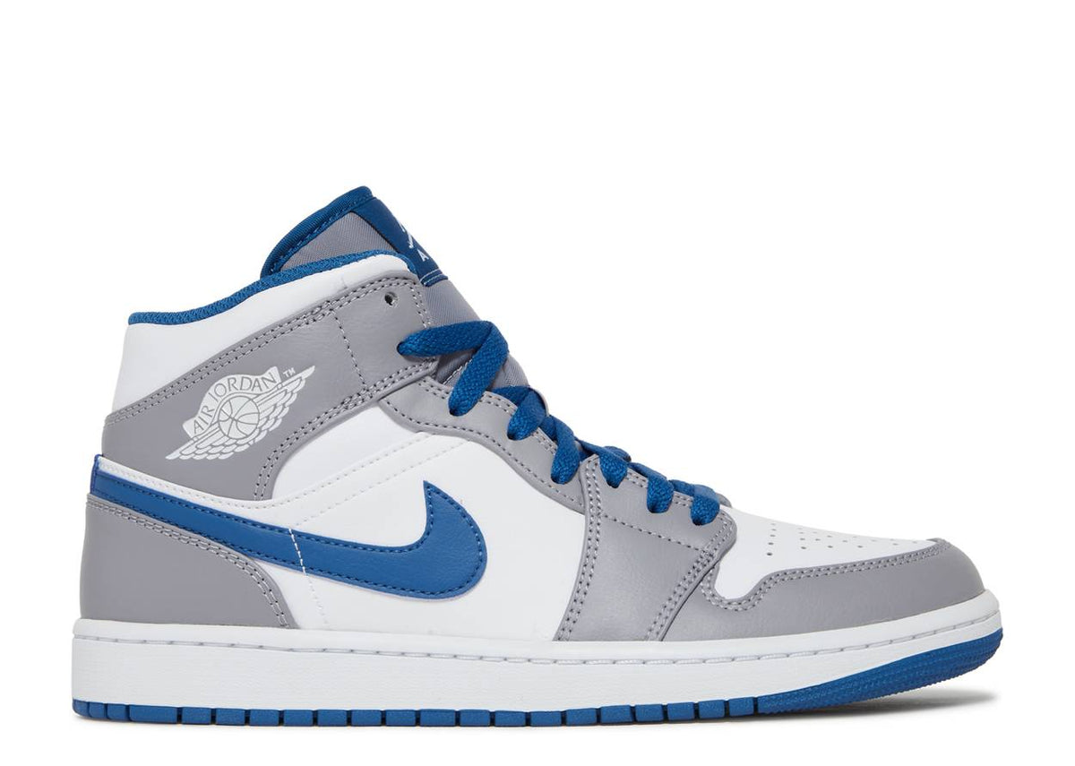 Air Jordan 1 Mid &#39;Cement True Blue&#39;