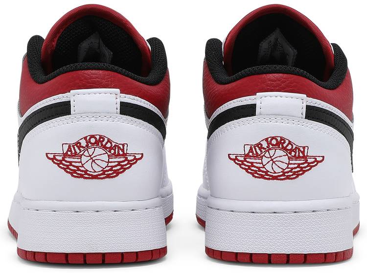 Air Jordan 1 Low GS &#39;White Gym Red&#39;