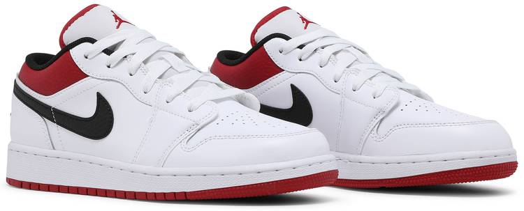 Air Jordan 1 Low GS &#39;White Gym Red&#39;