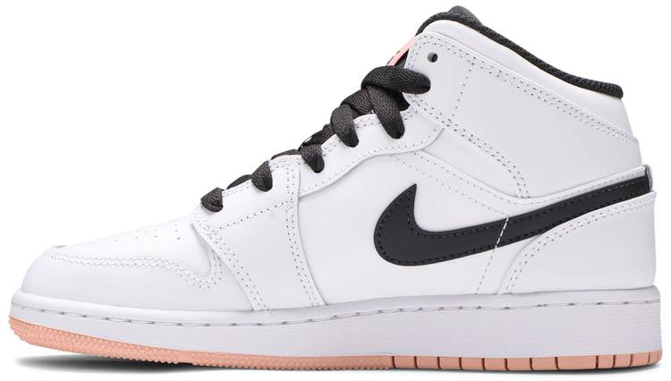 Air Jordan 1 Mid GS &#39;White Arctic Orange&#39;