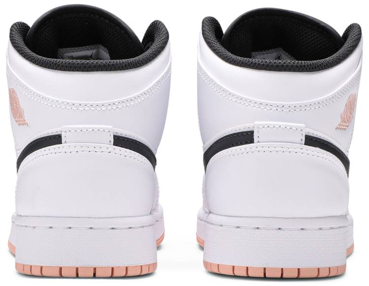 Air Jordan 1 Mid GS &#39;White Arctic Orange&#39;