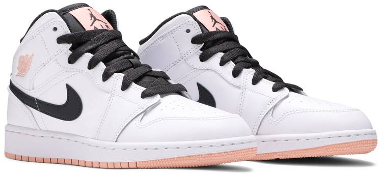 Air Jordan 1 Mid GS &#39;White Arctic Orange&#39;