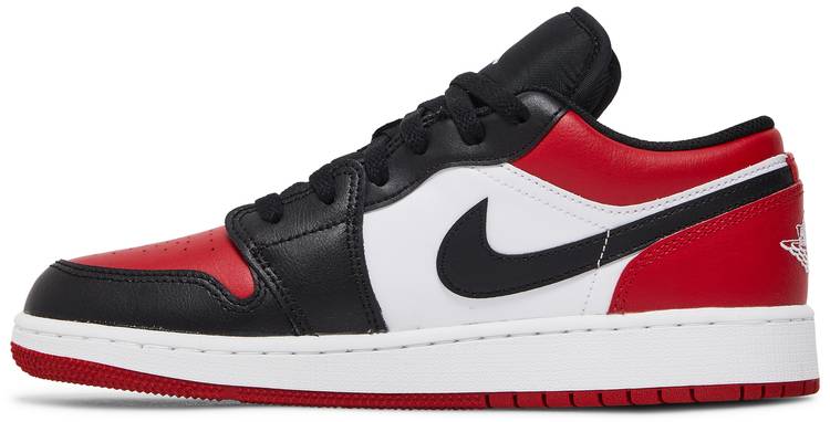 Air Jordan 1 Low GS &#39;Bred Toe&#39;