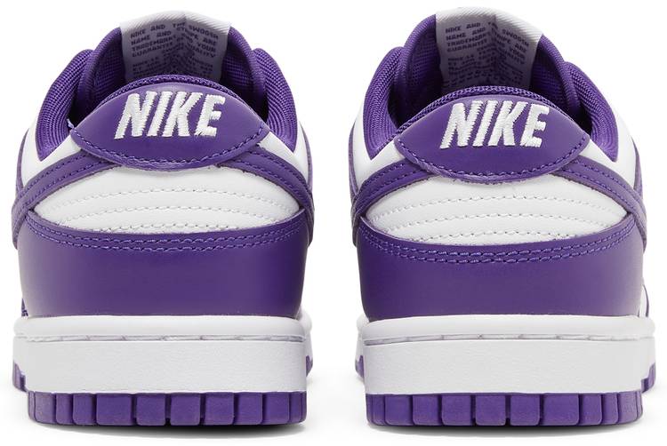 Dunk Low Court Purple Men&#39;s Sneakers - Back