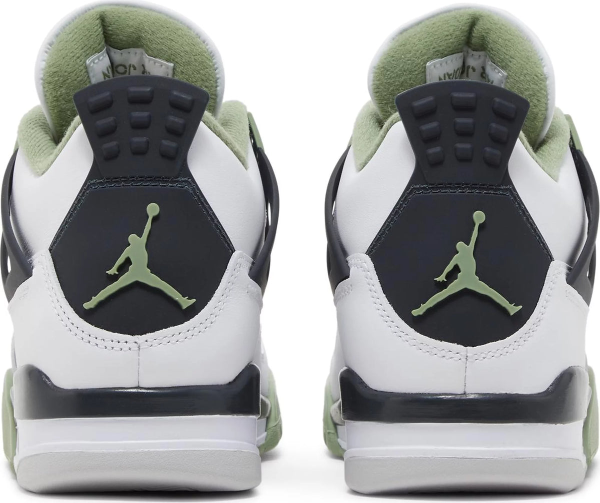 Air Jordan 4 Retro Seafoam Women&#39;s Sneakers - Back