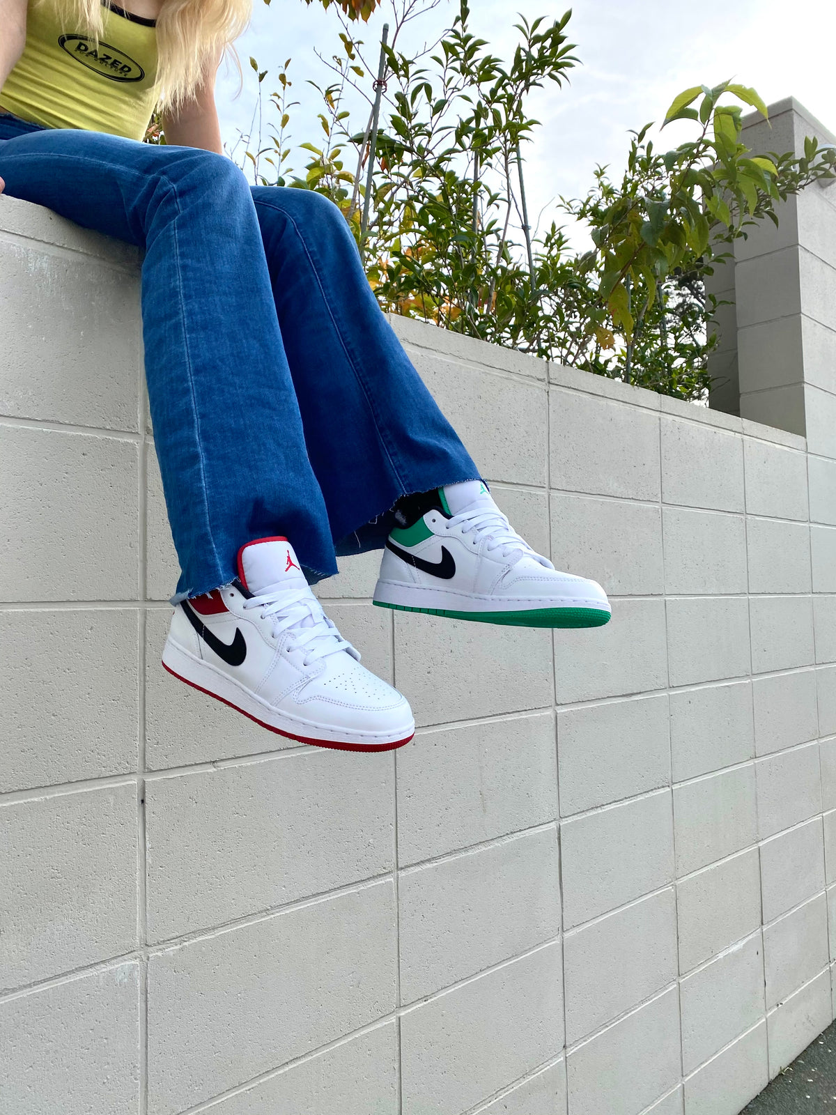 Air Jordan 1 Low GS &#39;White Gym Red&#39;